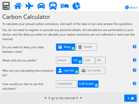 Custom Carbon Calculator