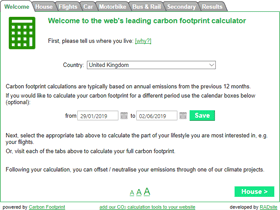 Carbon Footprint Calculator